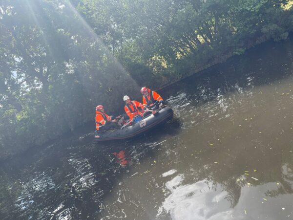 group on a boat